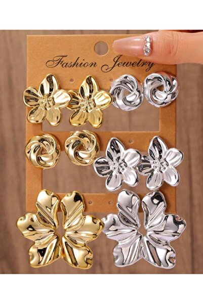Mega Bazaar Special 6-Piece Earring Set for Women