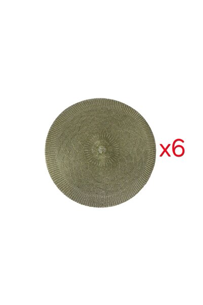 Porland Mora Koyu Yeşil 6'lı Amerikan Servis 38cm