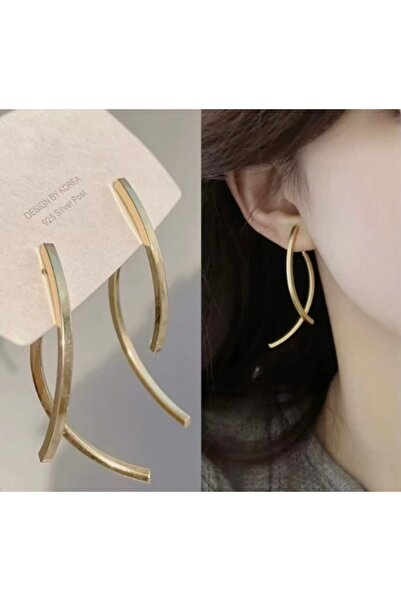 Mega Bazaar Yellow Cross Shaped Earrings