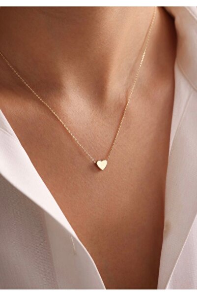 Mega Bazaar Simple Heart Figured Necklace