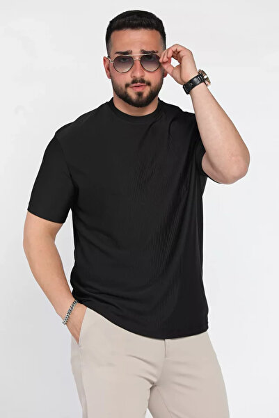 TOZLU Tricou pentru bărbați cu decolteu rotund și imprimeu propriu