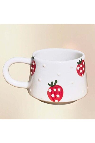 Generic Brand Handmade Ceramic Strawberry Coffee Tea Mug