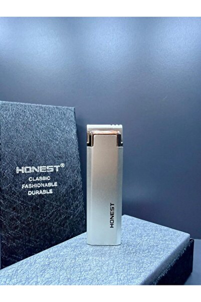 Honest Pürmüz Alevli Rüzgara Dayanıklı Slim Metal Çakmak