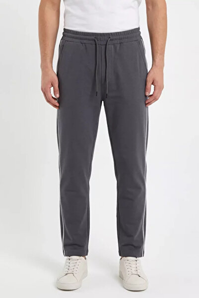 TOZLU Elastic Waist Striped Sweatpants