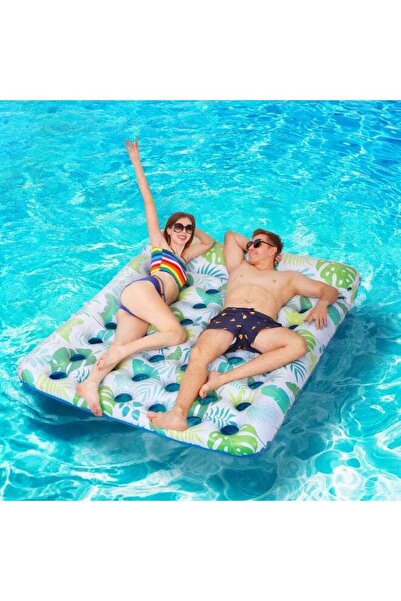 Generic HI-FINE Inflatable Pool Float Mat, 72' X 60' Giant Pool Floats Adult ...