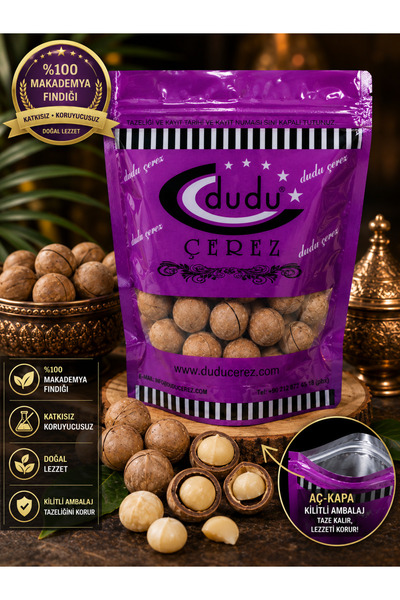 dudu çerez Kabuklu Makademya Fındığı 200 Gr