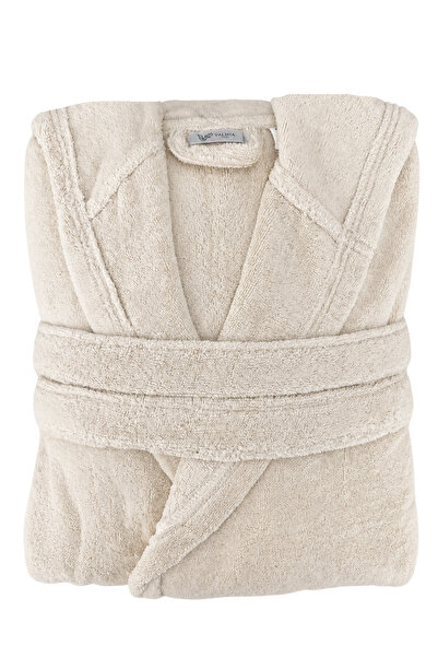 Valmia Home Unisex Hooded 100% Cotton Microcotton Large Size Bathrobe L-5Xl
