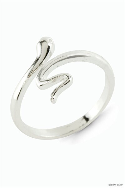 ZERO LAND Spt-Gld Snake Metal Ring (191558) Silver Color