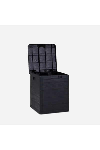 Multi Box Woody’s 90 Litre Bahçe Balkon Depolama Sandığı Kilitlenebilir Düzenleyici