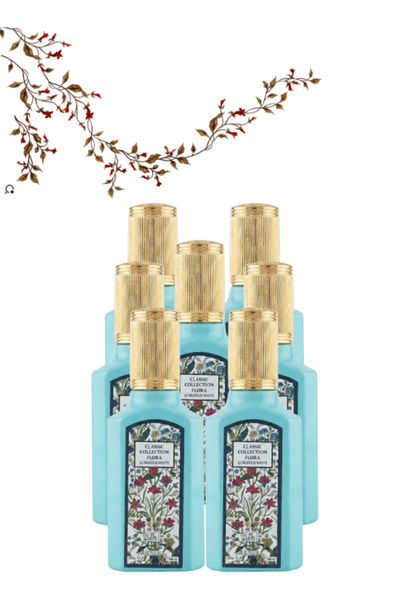 Classic Collection 7 قطع من عطر فلورا الجميل الأبيض 25 مل