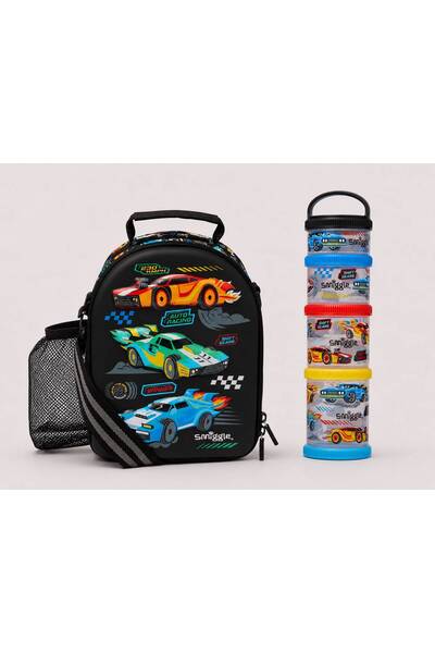 SMIGGLE Curious Araba Desenli 2'li Okul Seti