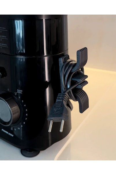 Etka Dizayn Kablo Toplayıcı ve Düzenleyici – Elektrikli Ev Aletleri İçin Kablo Sarma Aparatı – 3D Baskı