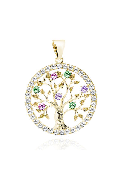MANAVA Silver pendant with zircons - Eden