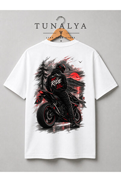 Grafftee Clothing Tunalya Free-Spirited Biker Motorcycle Design Premium Print...