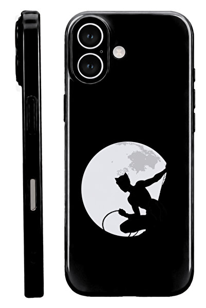 WANNA PROTECT iPhone 17 Cat Women Protect Slim Parlak Tam Kaplayan Baskı Kame...