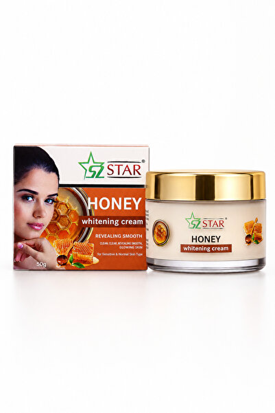 sz star Honey Whitening Cream 50g – Moisturizing Face Cream for Sensitive & N...