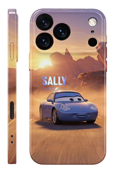 WANNA PROTECT iPhone 17 Pro Sally Protect Slim Parlak Tam Kaplayan Baskı Kame...