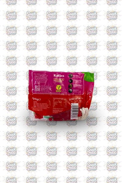 snack zotic Katjes Red List Edition Vegan Fruit Jelly Candy 210 g – 100% Halal