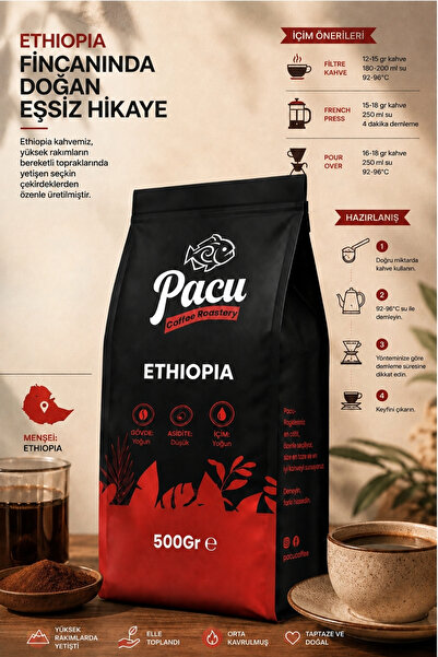 Pacu Ethıopıa Filtre Kahve 500GR