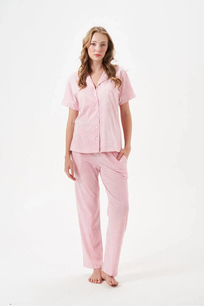 SS HOME CONCEPT 29033 women's buttoned pajama set