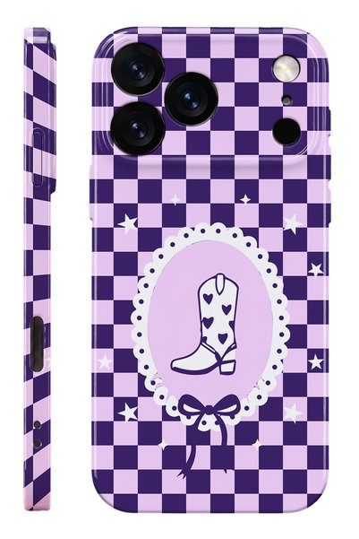 WANNA PROTECT iPhone 17 Pro Max Mor Cowboy Protect Slim Parlak Tam Kaplayan B...