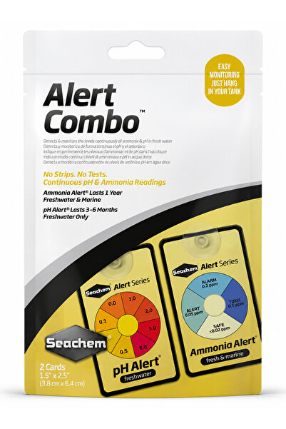 Seachem Alert Combo - Ph+ Ammonia Göstergesi
