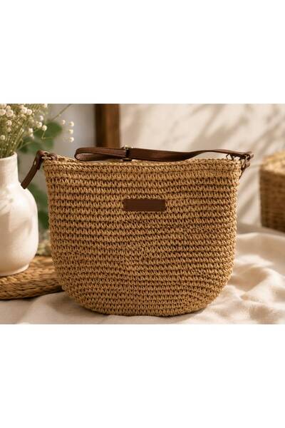 Vera Food Hasir Women's Shoulder Bag