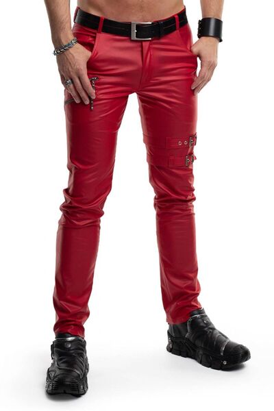 Regnes Fetish Planet Men’s Underwear RMTommaso002 - red trousers - L