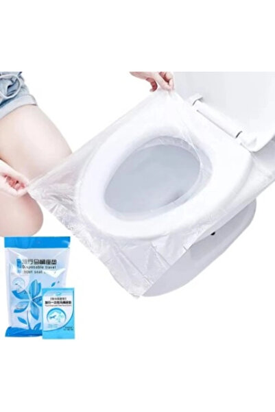 Mercansa Hygienic Disposable Toilet Seat Cover Bag 50 Pieces with Bag