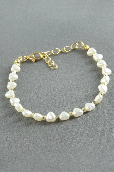 Mercansa Heart pearl bracelet