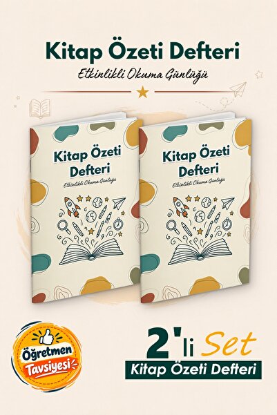 merkez akademi yayıncılık Kitap Özeti Defteri - Etkinlikli Okuma Günlüğü | 2'...