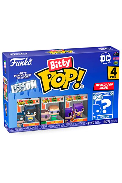 Funko Блистер с 4 фигурки Bitty POP DC Comics Батман Адам Уест