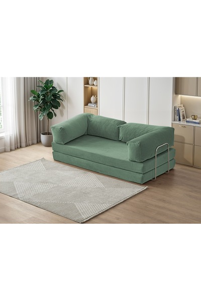 Fitilli Kadife Kanepe 22 DNS Çökmez Orjinal Sünger Yıkanabilir Kılıf 100X200 cm