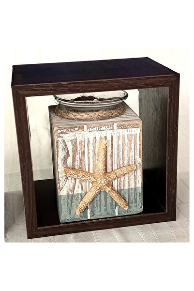 Handmade Rafturi MDF maro cu sistem de fixare ascuns - 3 buc