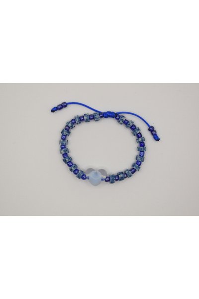 Designed Handmade Blue Heart