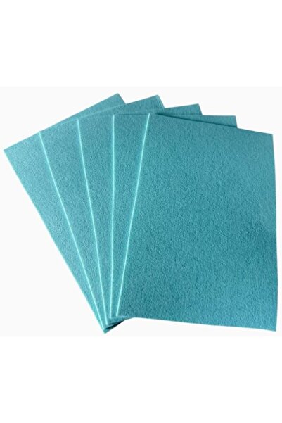 feltland Fetru rigid 2mm, set 5 coli A4/20*30cm, albastru zi