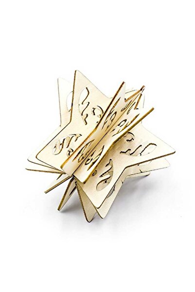 Handmade Wooden pendant for the Christmas tree