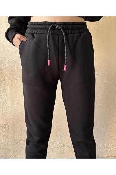 EYAX MODA 3 Threaded Ribbed Sweatpants