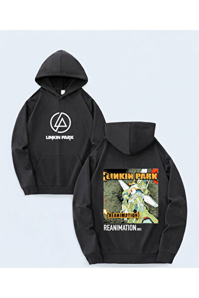 STİL-X New Season Linkin Park Printed Oversize Sweatshirt, 3-Yarn Soft Fabric