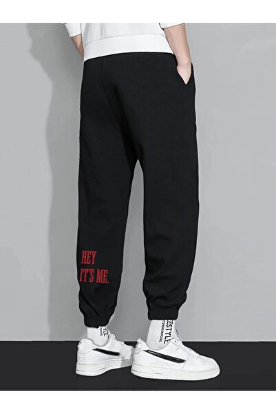 EYAX MODA Sweatpants 2-Thread Raised Print