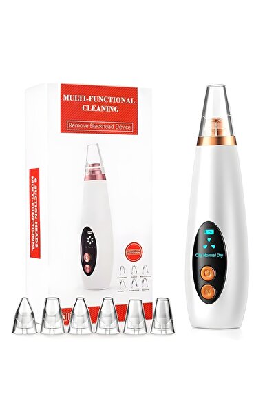 Teno ® Facial Pore Vacuum Blackhead Remover, 3 Speeds, 6 Heads, Digital Displ...
