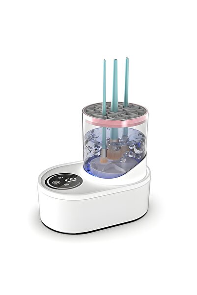 Teno ® Ultrasonic Makeup Brush Cleaner & Dryer, USB, Timer, White