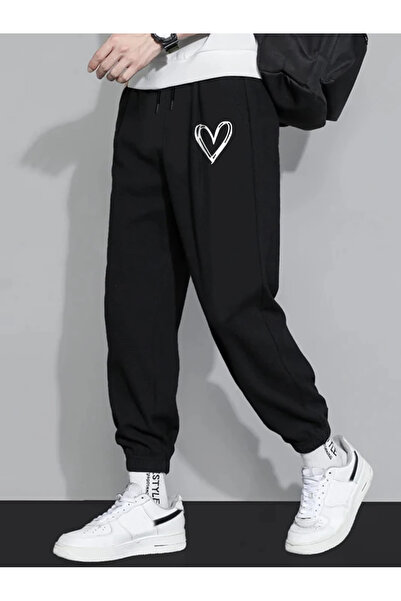EYAX MODA Sweatpants 2-Thread Raised Print