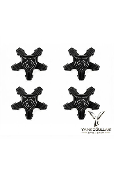 YANIKOĞULLARI OTOMOTİV PEUGEOT JANT KAPAĞI 5 KOL AHTAPOT JANT GÖBEĞİ 4 ADET