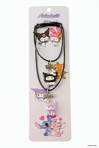 ZERO LAND Zngzrmll Çzgflm Character Friendship Necklaces -Couple (12653) Neck...