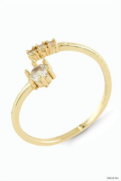 ZERO LAND Zngzrmll Zircon Single Stone Metal (10905) Ring Yellow