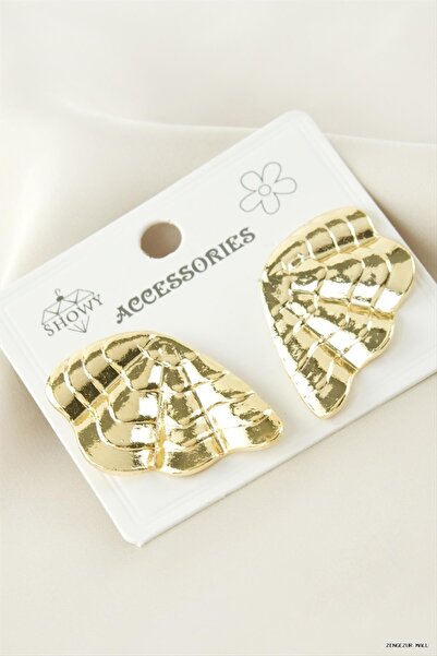ZERO LAND Zngzrmll Flower Metal (12506) Earrings Yellow