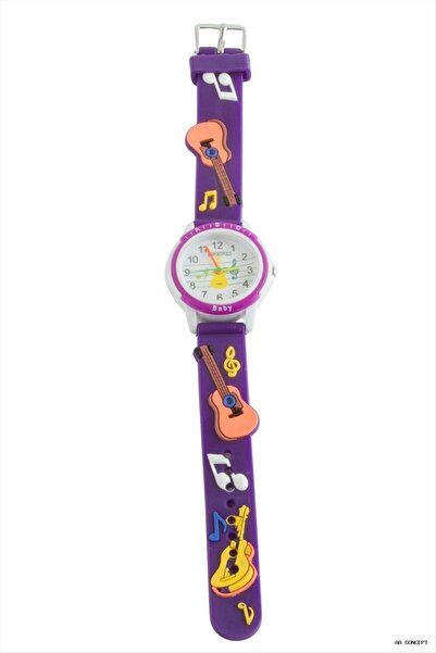 ZERO LAND Aconcept Guitar Embossing Child's Sleeve (10123) Saat Purple