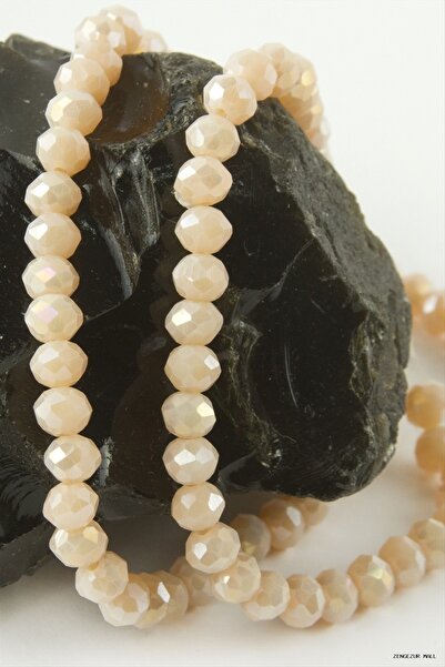 ZERO LAND Zngzrmll Colorful Crystal String Stone 6 (11818) mm Cream