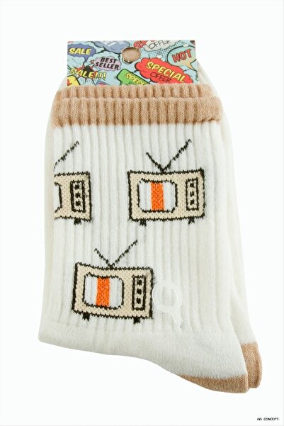 ZERO LAND Aconcept Teizyon College Socks (10916) 8X28 Cream